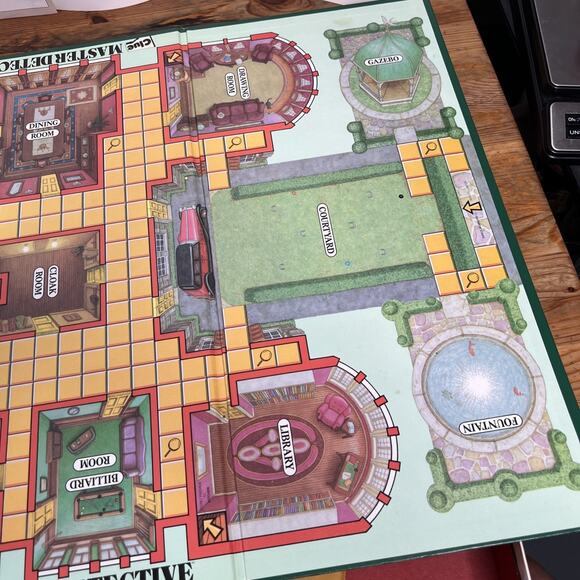 Clue Master Detective Game 1988 VTG Parker Brothers Complete Board Game HTF - Picture 14 of 16